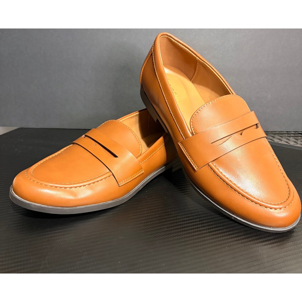 New Kensie Gitty Tan Penny Loafers Womens 8M Buisness Casual Preppy